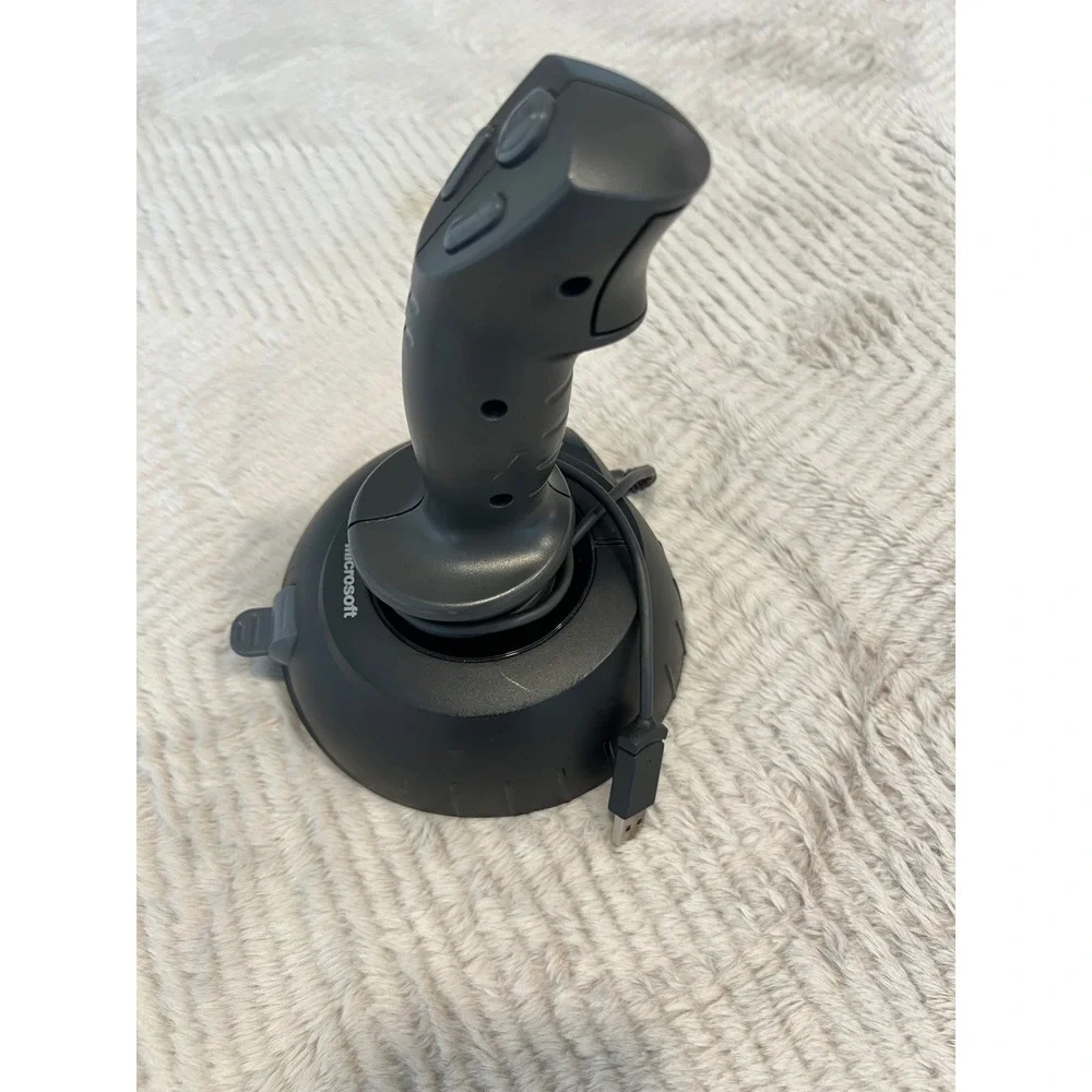Microsoft SideWinder USB Joystick Flight Stick Controller PC TESTED/Working
